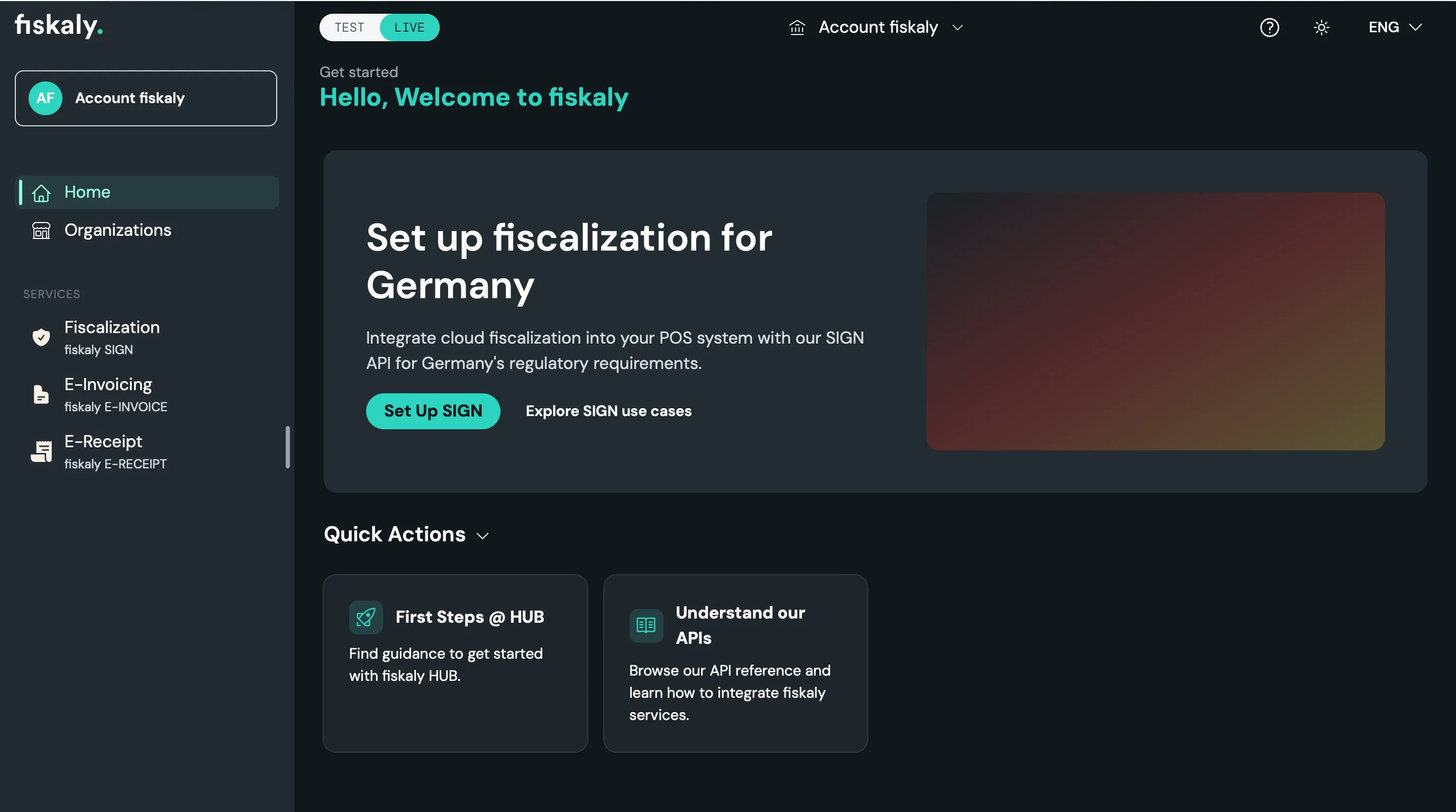 HUB new interface