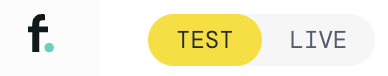 Ambiente TEST attivo nella barra di navigazione del HUB